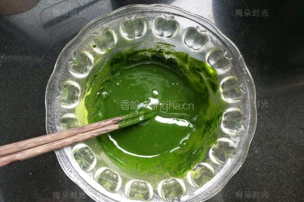 唐草彩绘蛋糕卷的做法图解2