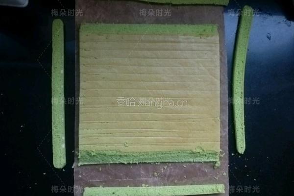 唐草彩绘蛋糕卷的做法图解21