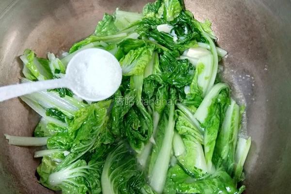清炒小白菜的做法图解6