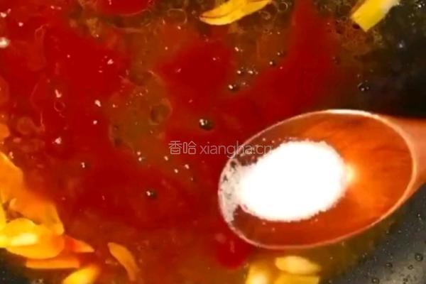 茄汁大虾的做法图解7