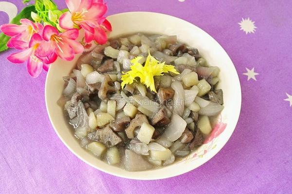 洋葱藕丁炒土豆的做法图解14