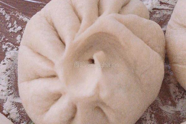 韭菜粉条鸡蛋包子的做法图解3