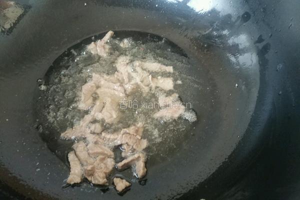 蒜苔香菇肉的做法图解7
