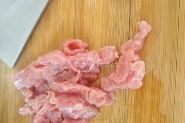 蒜苔香菇肉的做法图解6