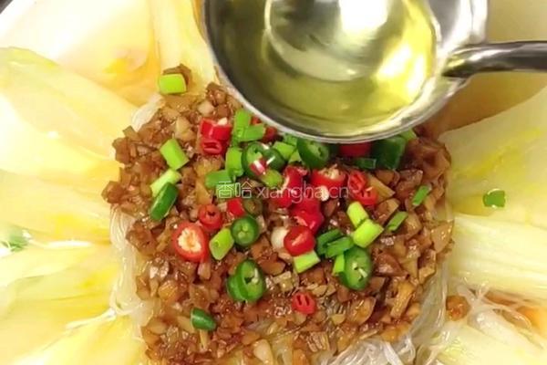 蒜蓉粉丝娃娃菜的做法图解10