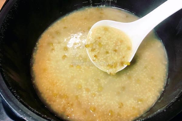 绿豆小米粥的做法图解6