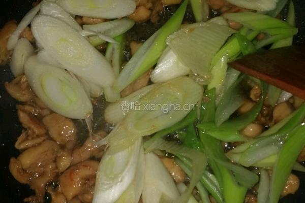 大葱炒鸡腿的做法图解4