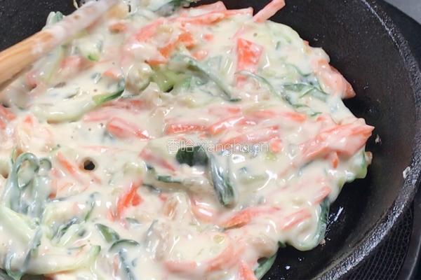 黄瓜鸡肉饼的做法图解8