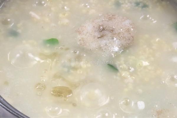 黄瓜鸡肉小米粥（减肥版）的做法图解7