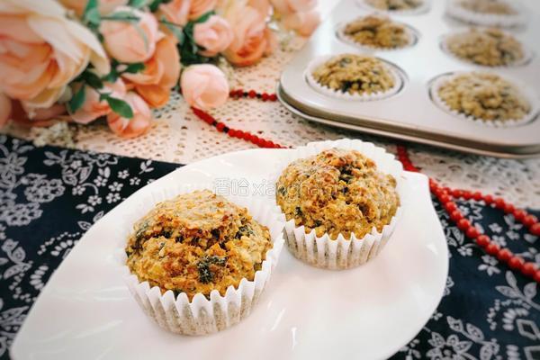 燕麦海苔肉松马芬（低脂轻卡）的做法图解13