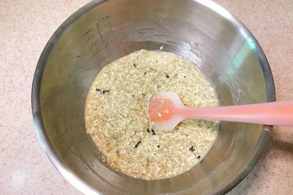燕麦海苔肉松马芬（低脂轻卡）的做法图解7