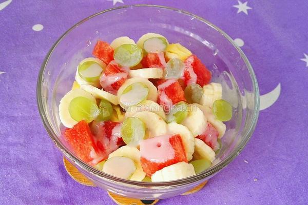轻食水果沙拉的做法图解9