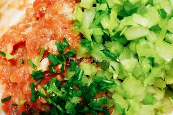 猪肉芹菜馄饨的做法图解3