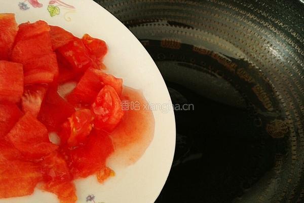 番茄炒芹菜的做法图解3