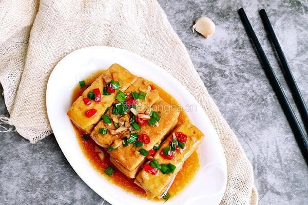 煎豆腐的做法图解6