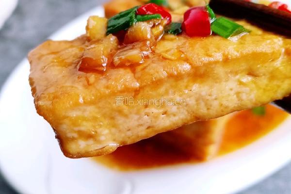煎豆腐的做法图解7