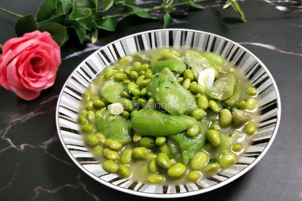 毛豆炒丝瓜的做法图解12