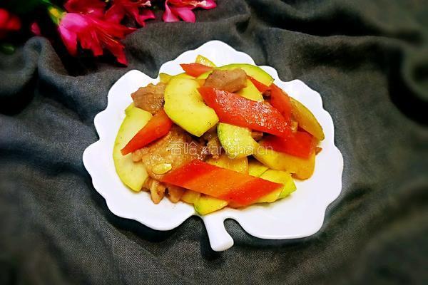 西葫芦炒肉片的做法图解25