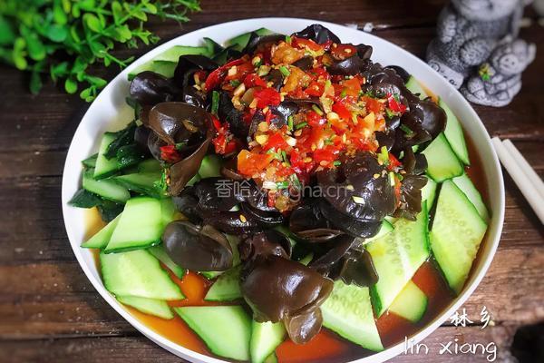 木耳拌黄瓜的做法图解12