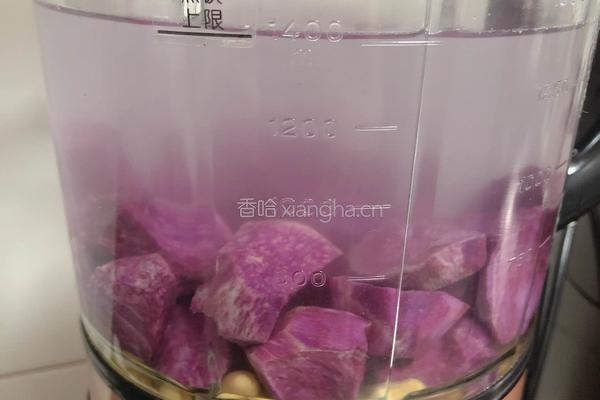 紫薯燕麦米豆浆（粗粮清肠）的做法图解3
