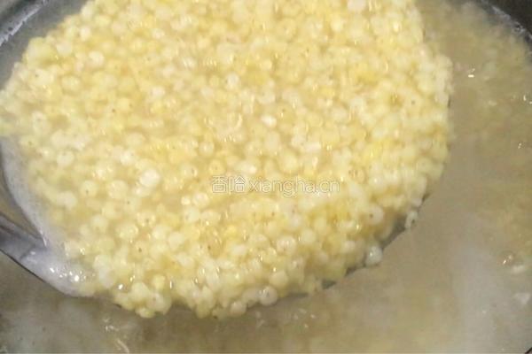 虾仁小米早餐饼的做法图解4