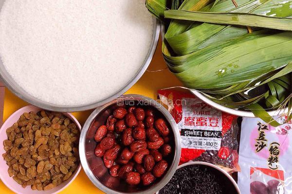 桂花红糖蜜粽（附粽子制作步骤）的做法图解1