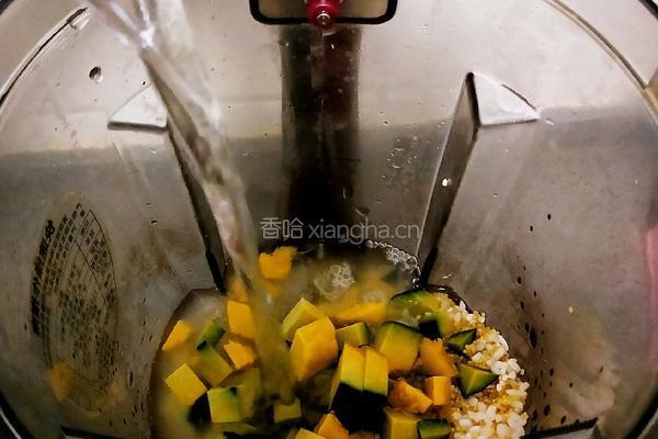 贝贝南瓜米糊#减脂主食#的做法图解9
