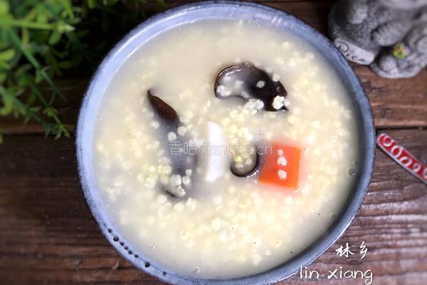 木耳山药小米粥