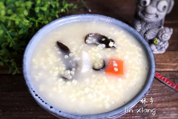 木耳山药小米粥的做法图解12