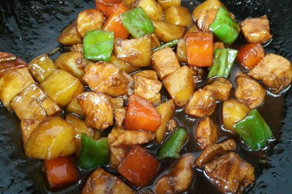 土豆烧鸡丁的做法图解9