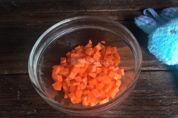 黄瓜虾米粥的做法图解3
