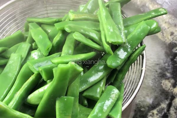 腊味四季豆的做法图解4
