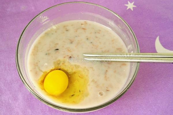 黑米奶香煎饼的做法图解5