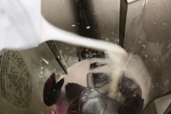 奶香紫薯发糕的做法图解4