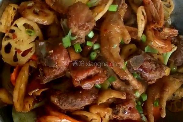 麻辣香锅排骨鸡爪虾的做法图解9