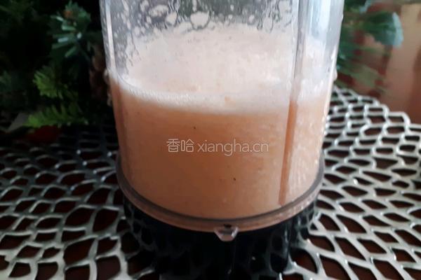 哈密瓜汁的做法图解4