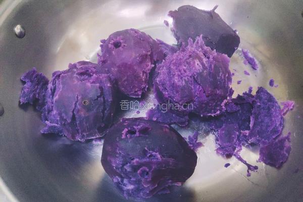 紫薯芋圆的做法图解2
