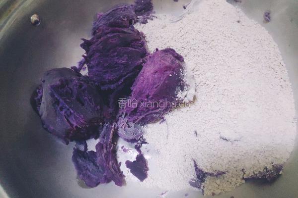 紫薯芋圆的做法图解3
