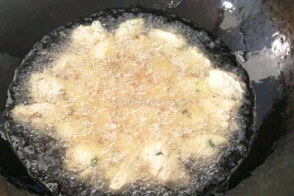 溜豆腐丸子的做法图解8