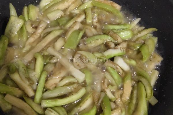 青椒蒜香茄子的做法图解8