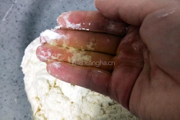 黑芝麻肉饼(不用揉面）的做法图解5