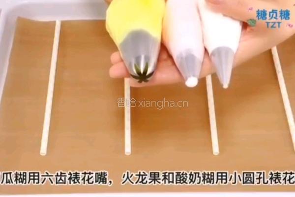 宝宝零食系列~少女樱花手棒溶豆的做法图解8