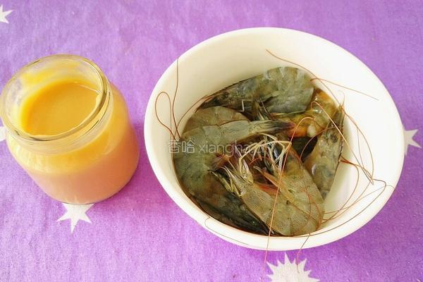 虾球营养米糊(宝宝辅食)的做法图解1