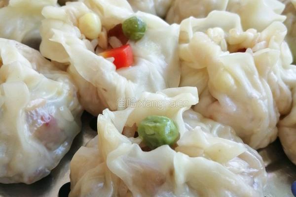 腊肉香菇烧麦的做法图解7