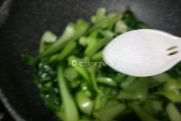 清炒鸡毛菜的做法图解6