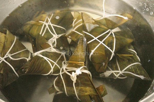 西米红豆三角粽的做法图解12