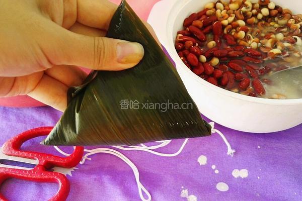 粗粮三角粽的做法图解10