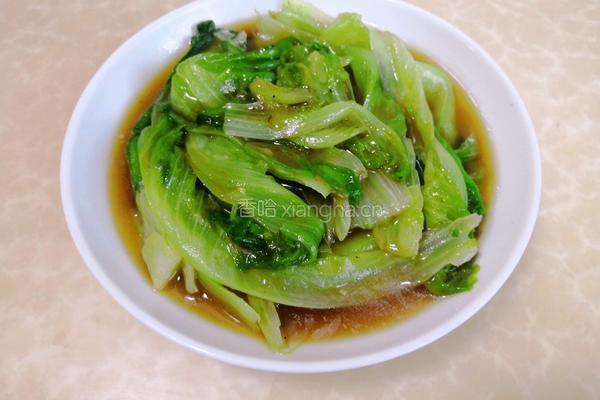 蚝油生菜的做法图解14