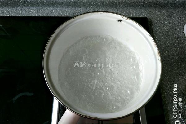 蜜豆牛奶布丁的做法图解2