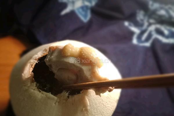 奢华清香简单版椰鸡汤的做法图解4